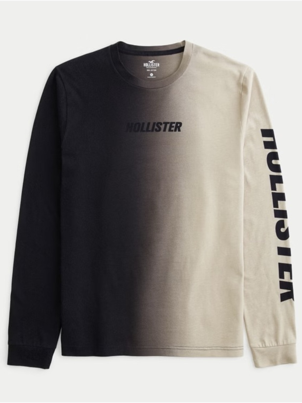 Hollister ombré long sleeve shirt